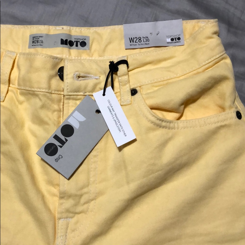 Wide leg cropped pant